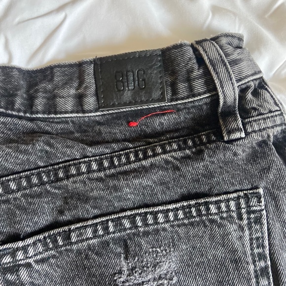 Urban Outfitters BDG Black Denim High Rise Shorts - Picture 4 of 5